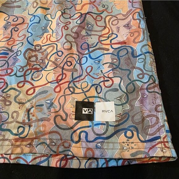RVCA Rare Trunks Mens 34 - Picture 2 of 5